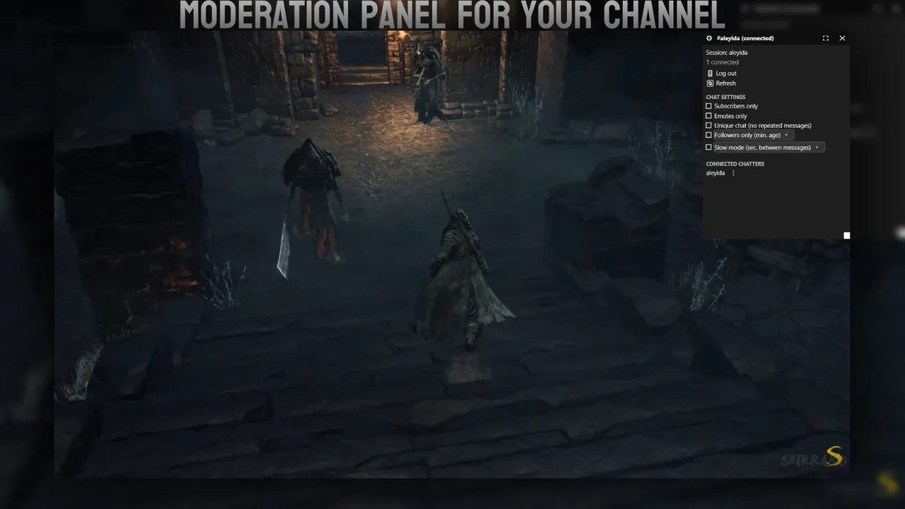 Moderation panel